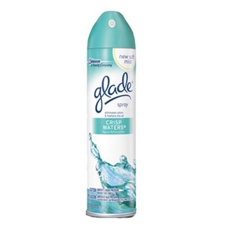 SC JOHNSON SC Johnson 73335 WAT Glade 8oz Air Freshener - Crisp Waters Scent pack of 12 73335     WAT